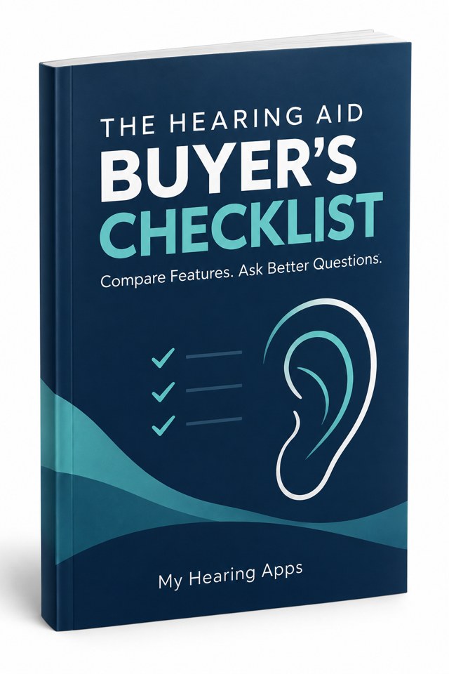 The Hearing Aid Buyer’s Checklist guide by My Hearing Apps
